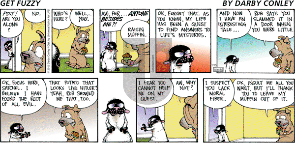 Get Fuzzy - Sunday January 15, 2012 Comic Strip