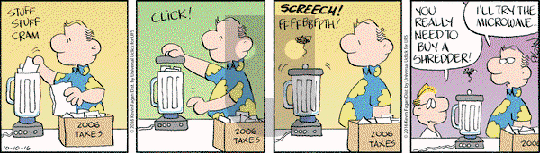 Drabble on Monday October 10, 2016 Comic Strip