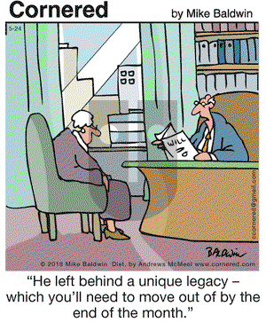 Cornered on Thursday May 24, 2018 Comic Strip