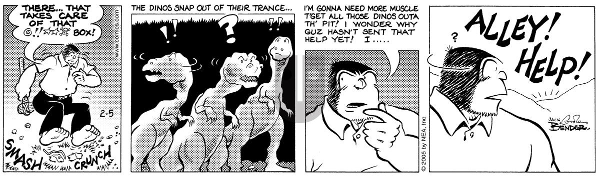 Alley Oop - Saturday February 5, 2005 Comic Strip