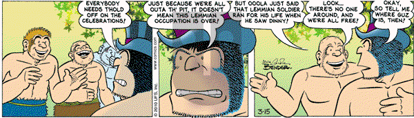 Alley Oop on Monday March 15, 2010 Comic Strip
