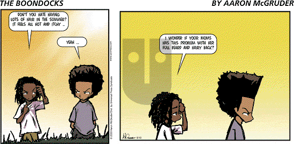 The Boondocks on Sunday March 13, 2011 Comic Strip