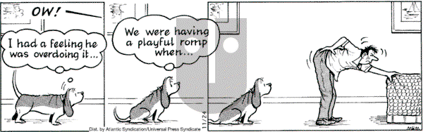 Fred Basset on Wednesday November 24, 2004 Comic Strip