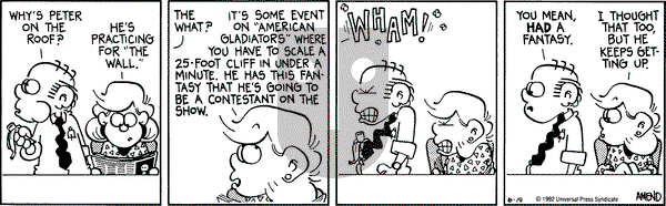 FoxTrot on Friday June 19, 1992 Comic Strip