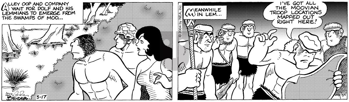 Alley Oop - Monday May 17, 2004 Comic Strip