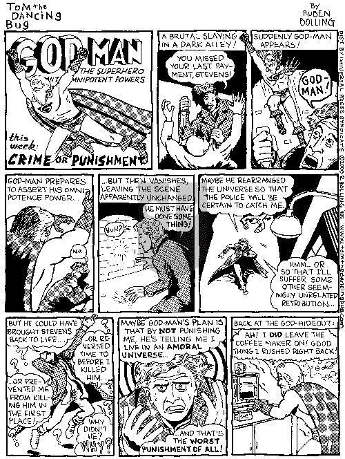 Tom the Dancing Bug on Saturday March 4, 2000 Comic Strip