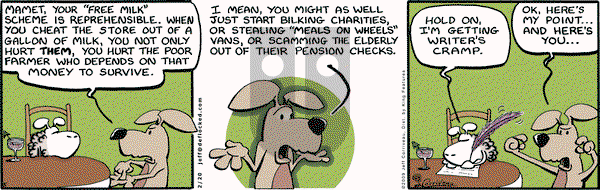 DeFlocked on Friday February 20, 2009 Comic Strip