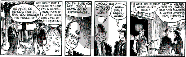 Alley Oop on Wednesday March 7, 1956 Comic Strip