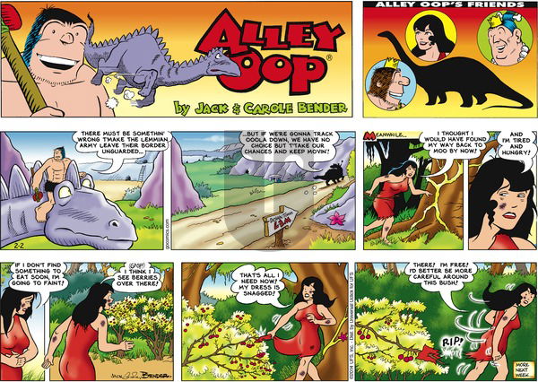 Alley Oop on Sunday February 2, 2014 Comic Strip