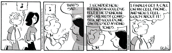 Drabble on Monday May 9, 2005 Comic Strip