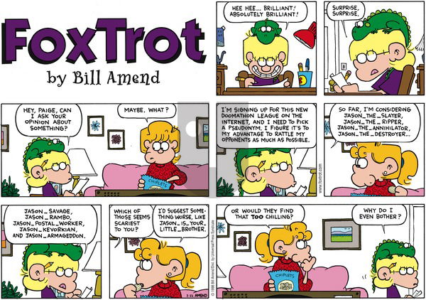 FoxTrot on Sunday March 22, 1998 Comic Strip