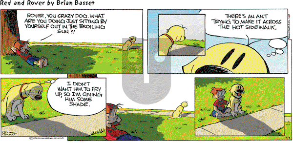 Red and Rover on Sunday August 8, 2010 Comic Strip