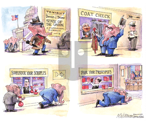 Matt Wuerker on Tuesday January 30, 2018 Comic Strip