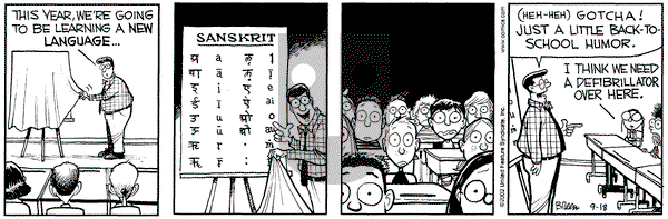 Grand Avenue on Wednesday September 18, 2002 Comic Strip