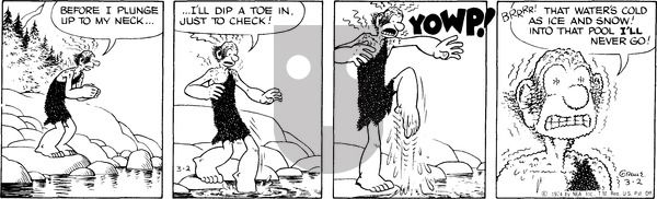 Alley Oop on Saturday March 2, 1974 Comic Strip