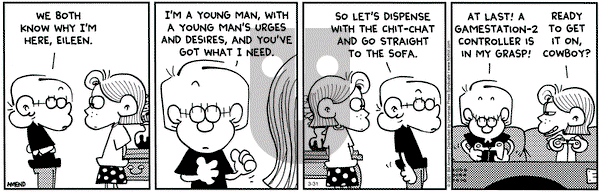 FoxTrot on Wednesday March 31, 2004 Comic Strip