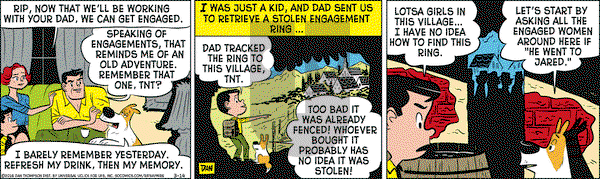 Rip Haywire on Monday March 14, 2016 Comic Strip