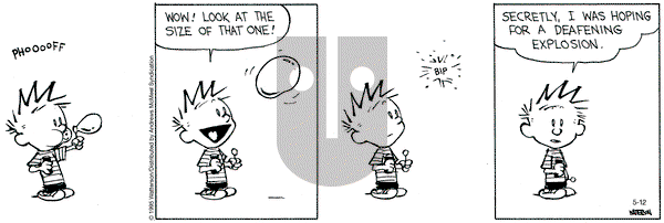 Calvin and Hobbes on Monday May 12, 2025 Comic Strip