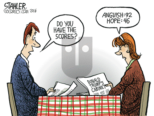Jeff Stahler on Thursday December 22, 2016 Comic Strip