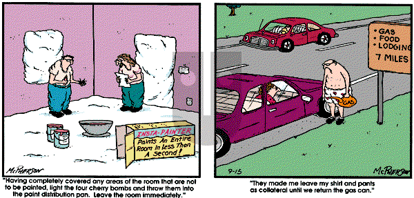 Close to Home - Sunday September 15, 1996 Comic Strip