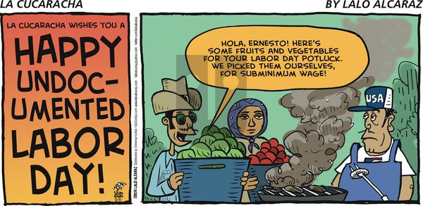 La Cucaracha on Sunday September 6, 2015 Comic Strip