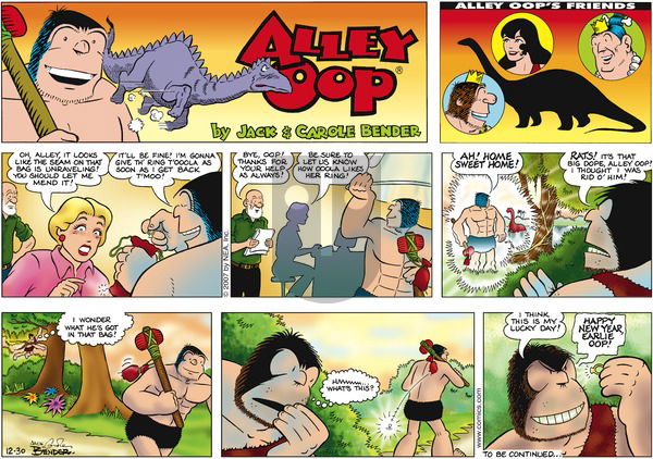 Alley Oop on Sunday December 30, 2007 Comic Strip
