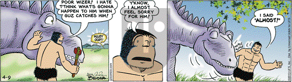 Alley Oop on Tuesday April 9, 2013 Comic Strip