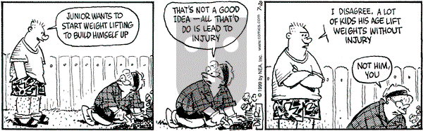 Betty on Tuesday July 20, 1999 Comic Strip