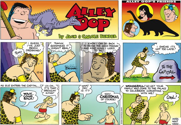 Alley Oop on Sunday December 19, 2004 Comic Strip