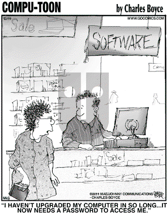 Compu-toon on Monday December 19, 2011 Comic Strip