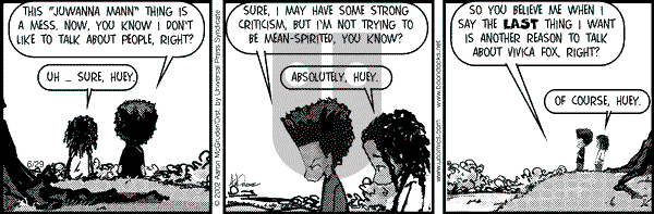 The Boondocks on Saturday April 12, 2025 Comic Strip