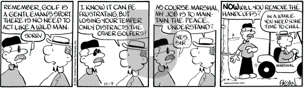 Drabble on Wednesday November 7, 2001 Comic Strip