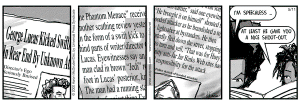 The Boondocks on Thursday May 11, 2000 Comic Strip