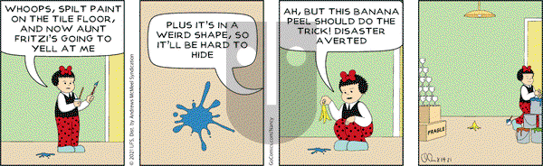 Nancy on Saturday August 14, 2021 Comic Strip