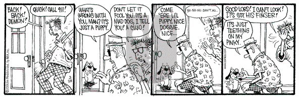 Monty on Tuesday March 28, 2006 Comic Strip
