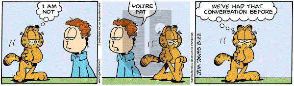 Garfield on Friday August 22, 2008 Comic Strip