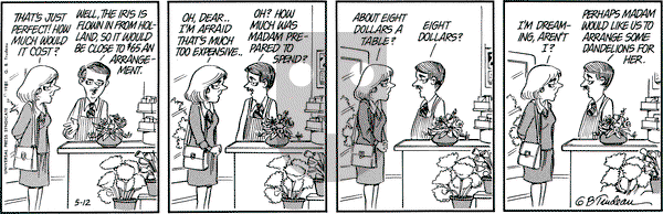 Doonesbury on Tuesday May 12, 1981 Comic Strip