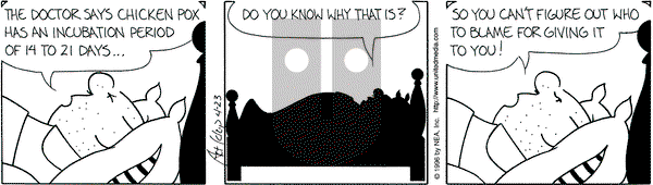 The Born Loser - Tuesday April 23, 1996 Comic Strip