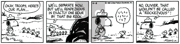 Peanuts on Thursday April 8, 1982 Comic Strip