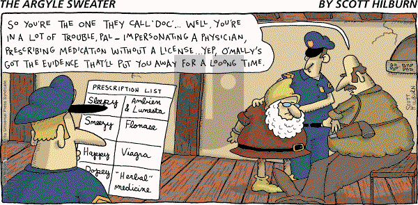 The Argyle Sweater on Sunday October 5, 2008 Comic Strip