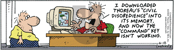 Frank and Ernest on Friday June 18, 2004 Comic Strip
