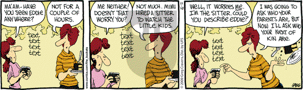 The Buckets on Tuesday November 10, 2009 Comic Strip