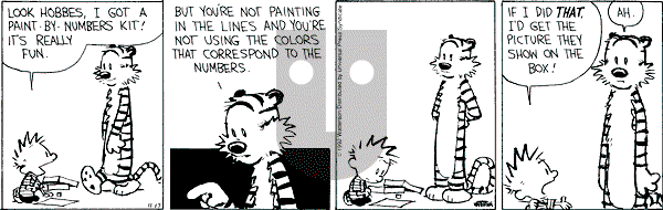 Calvin and Hobbes - Tuesday November 17, 1992 Comic Strip
