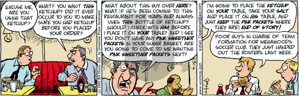 Cleats - Monday September 15, 2003 Comic Strip