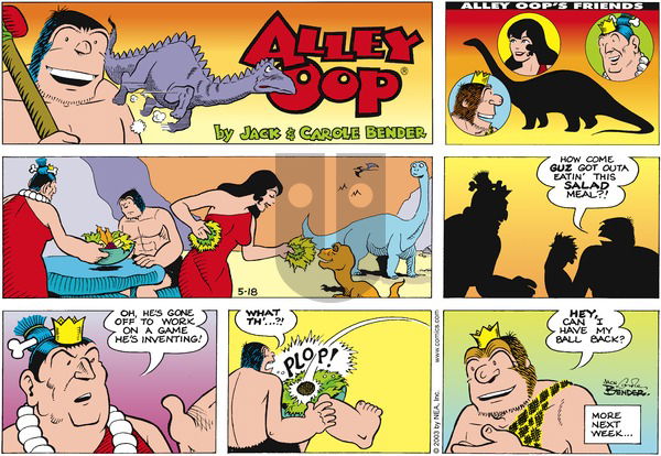 Alley Oop on Sunday May 18, 2003 Comic Strip