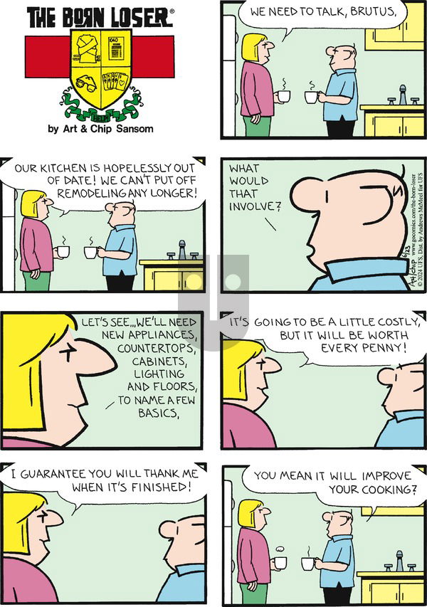 The Born Loser on Sunday June 23, 2024 Comic Strip