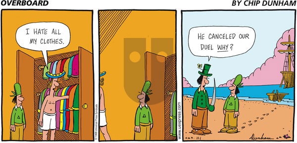 Overboard on Sunday November 1, 1998 Comic Strip