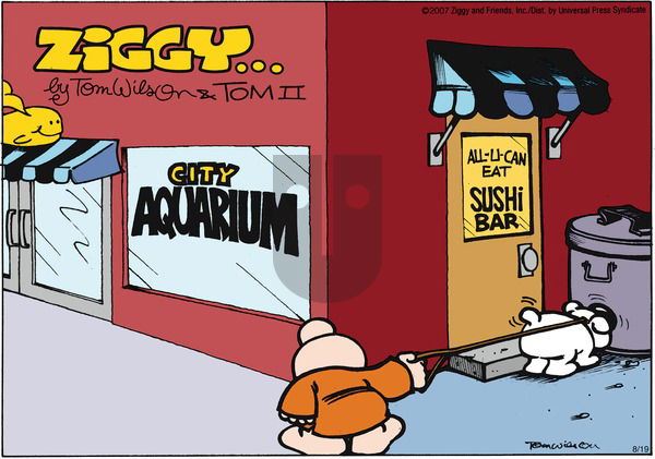 Ziggy on Sunday August 19, 2007 Comic Strip