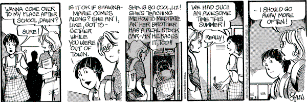 For Better or For Worse on Thursday October 3, 1996 Comic Strip