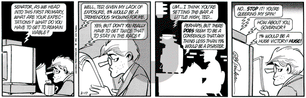 Doonesbury on Monday February 17, 1992 Comic Strip